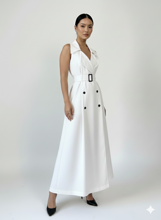 Beaumont White Maxi Dress