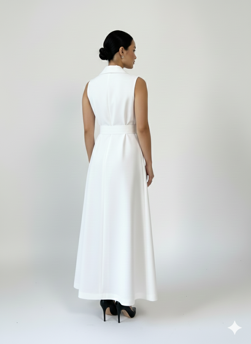 Beaumont White Maxi Dress