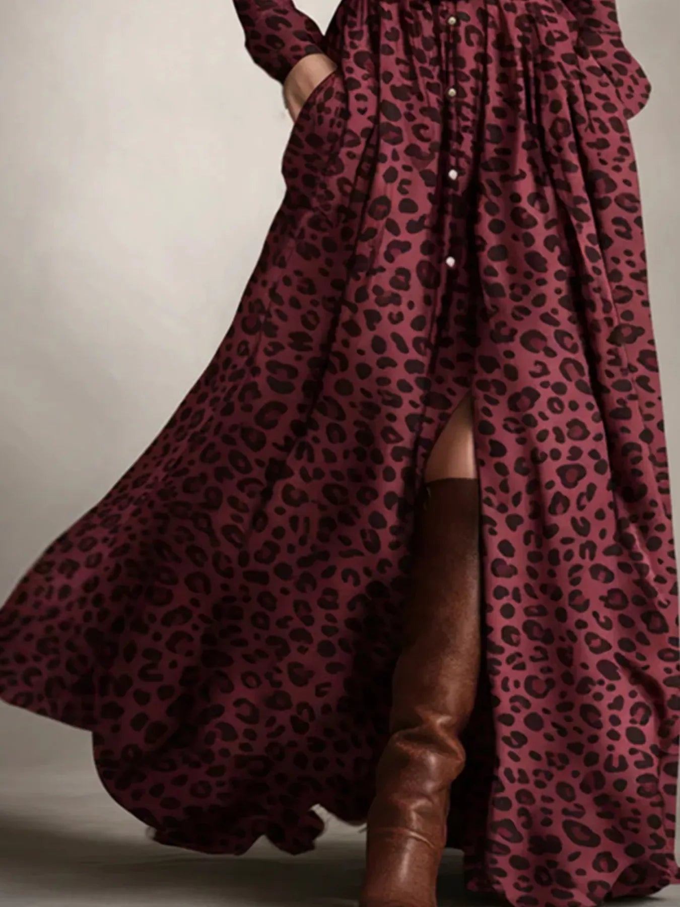 Cressida Plaid Maxi Shirt Dress - Naarks