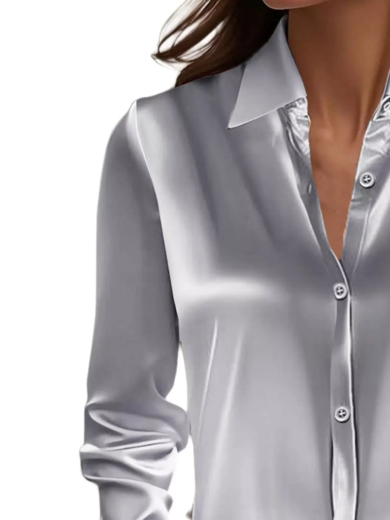 Clarisse Button-Down Collared Shirt - Naarks