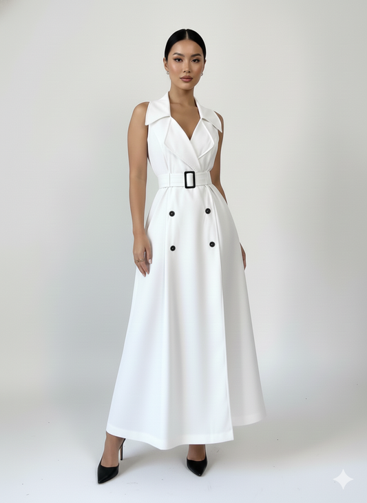 Beaumont White Maxi Dress