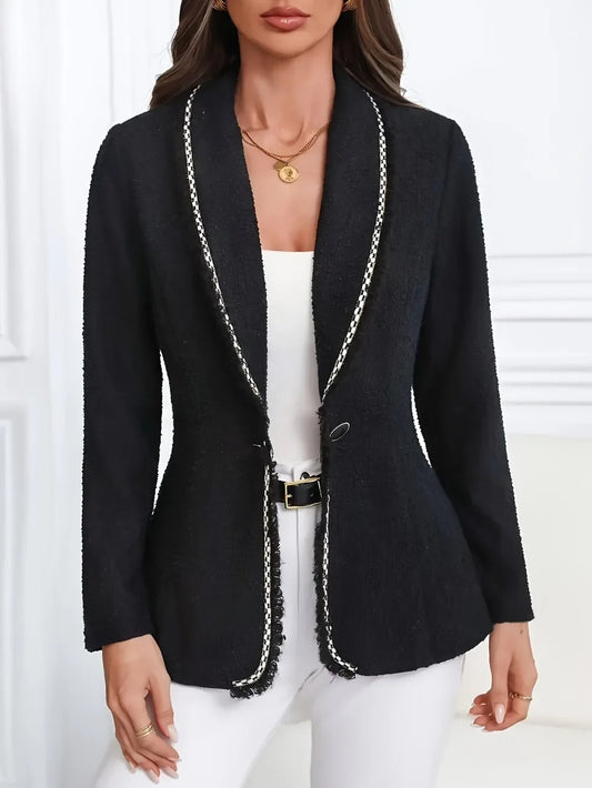 Elina Single-Breasted Blazer - Naarks
