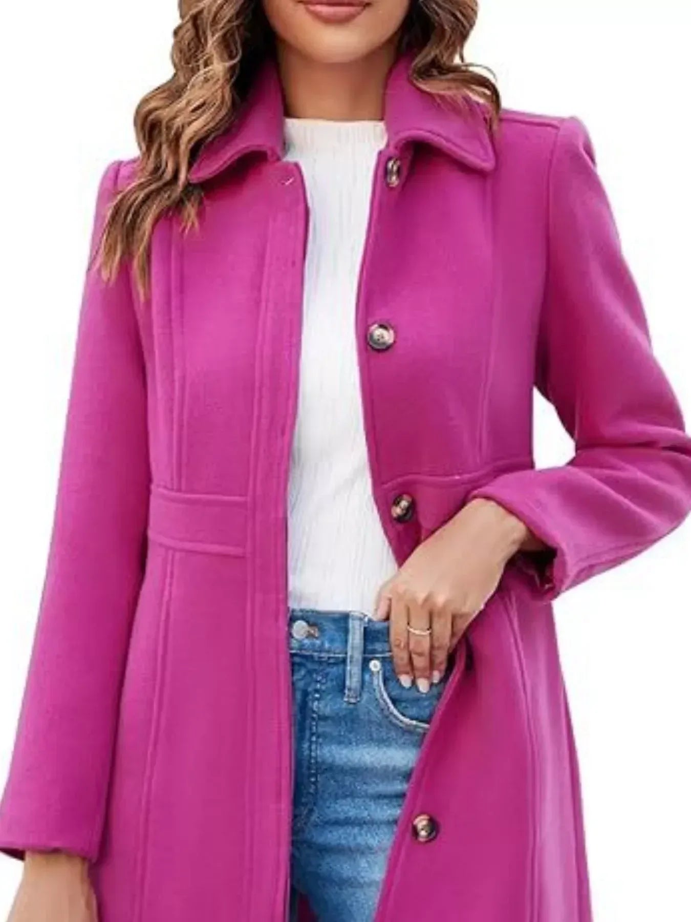 Liora Wool Coat - Naarks