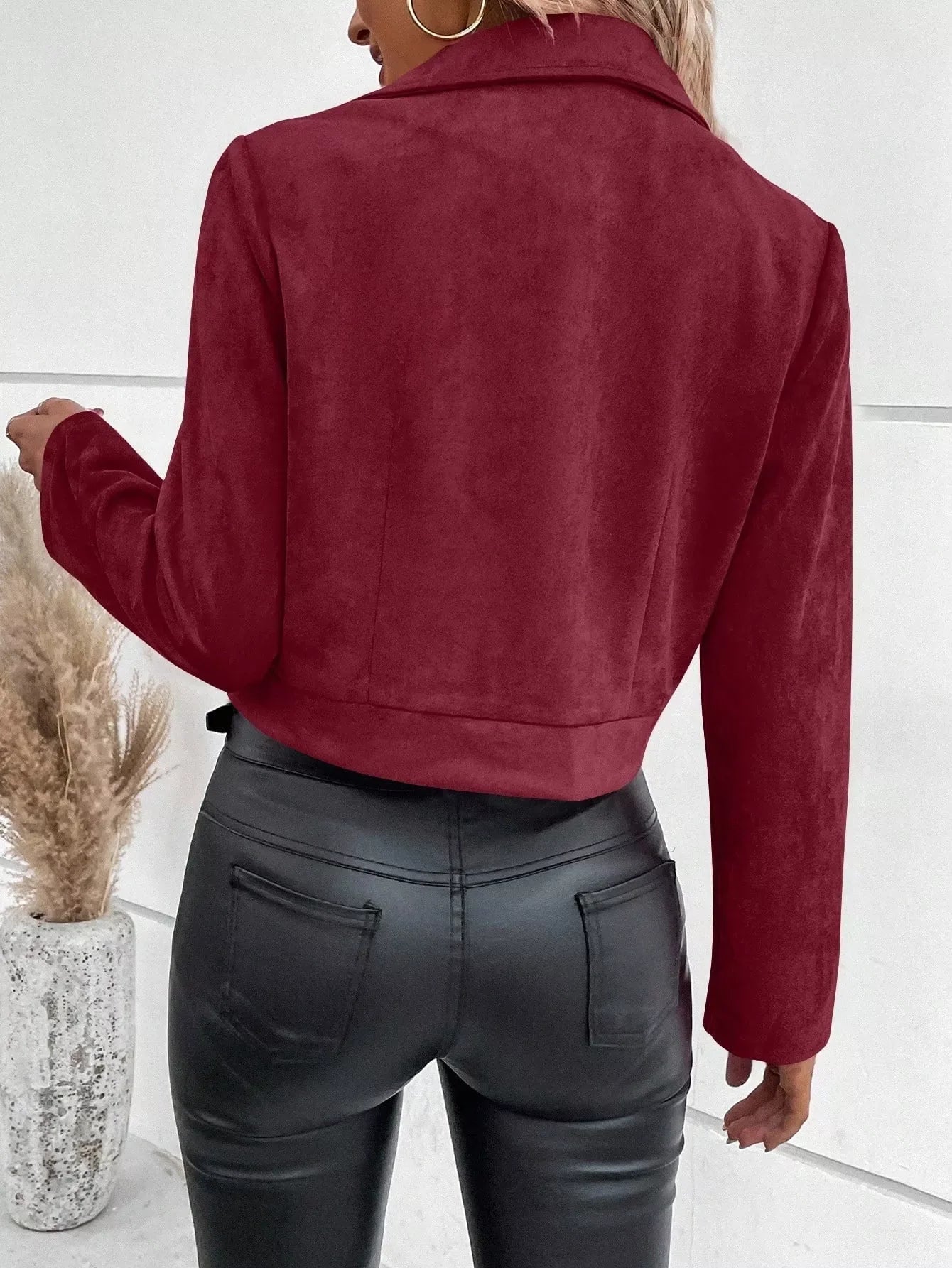 Vesper Zip-Up Moto Jacket - Naarks