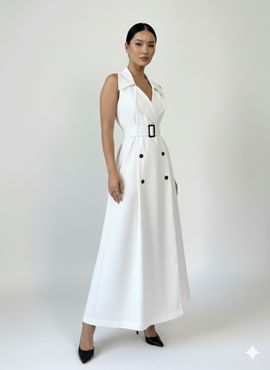 Beaumont White Maxi Dress