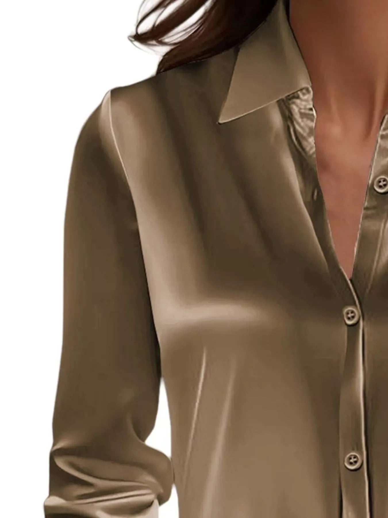 Clarisse Button-Down Collared Shirt - Naarks