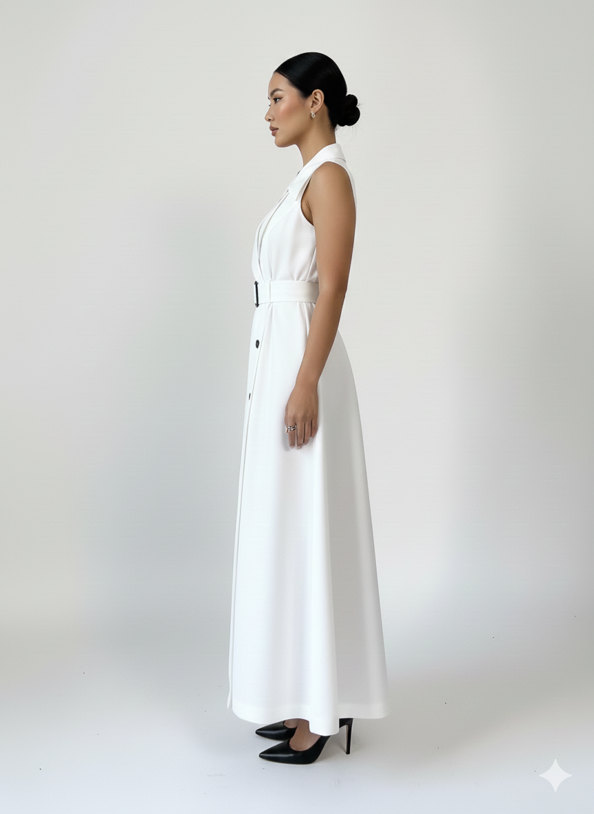 Beaumont White Maxi Dress