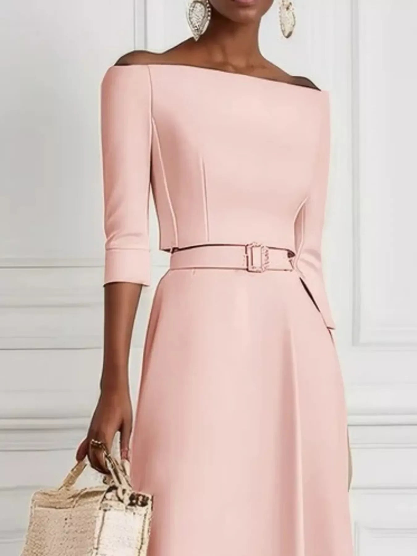 Valencia Off-Shoulder Maxi Dress - Naarks