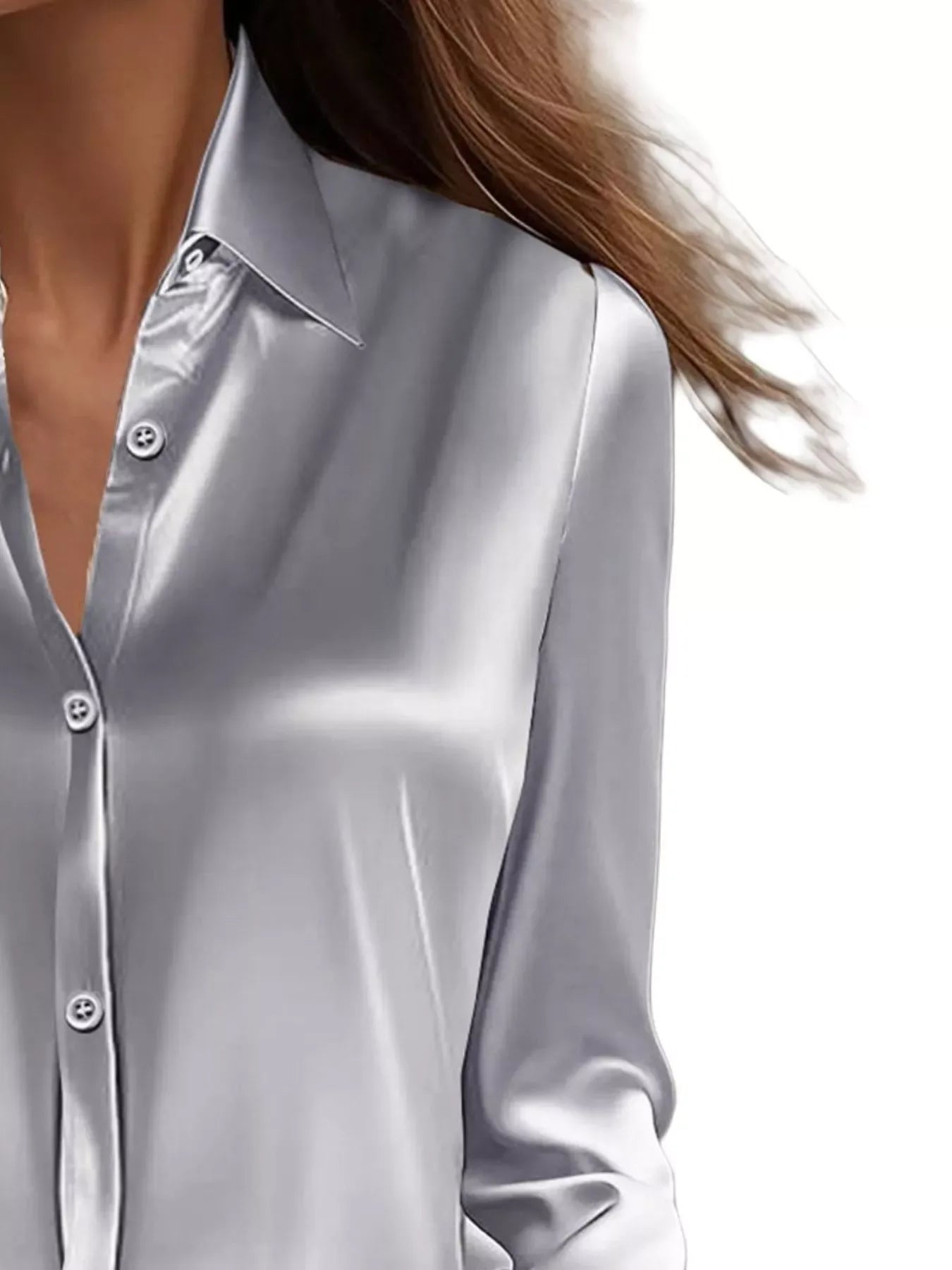 Clarisse Button-Down Collared Shirt - Naarks