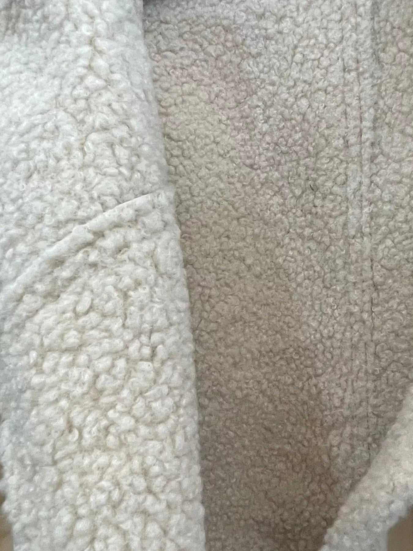 Lyra Sherpa-Trim Cropped Jacket - Naarks