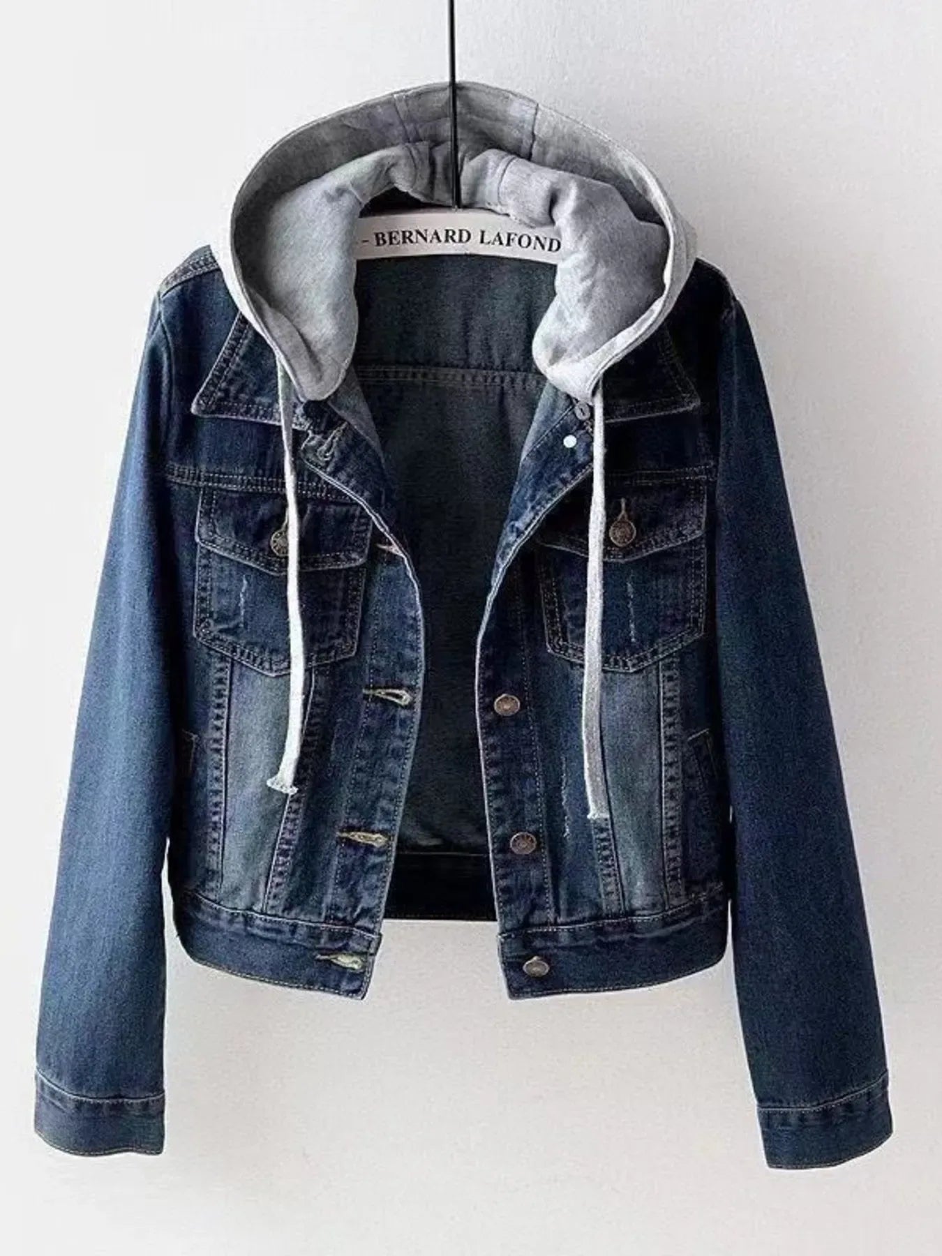 Celeste Hooded Denim Jacket - Naarks