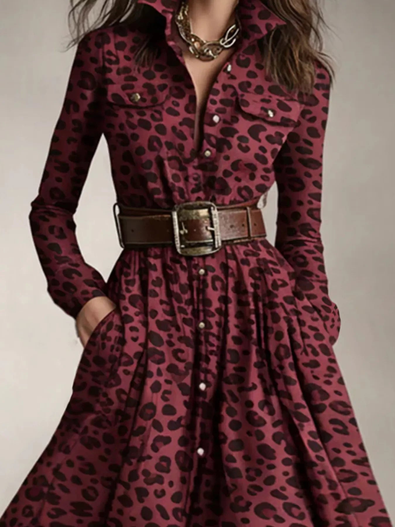 Cressida Plaid Maxi Shirt Dress - Naarks