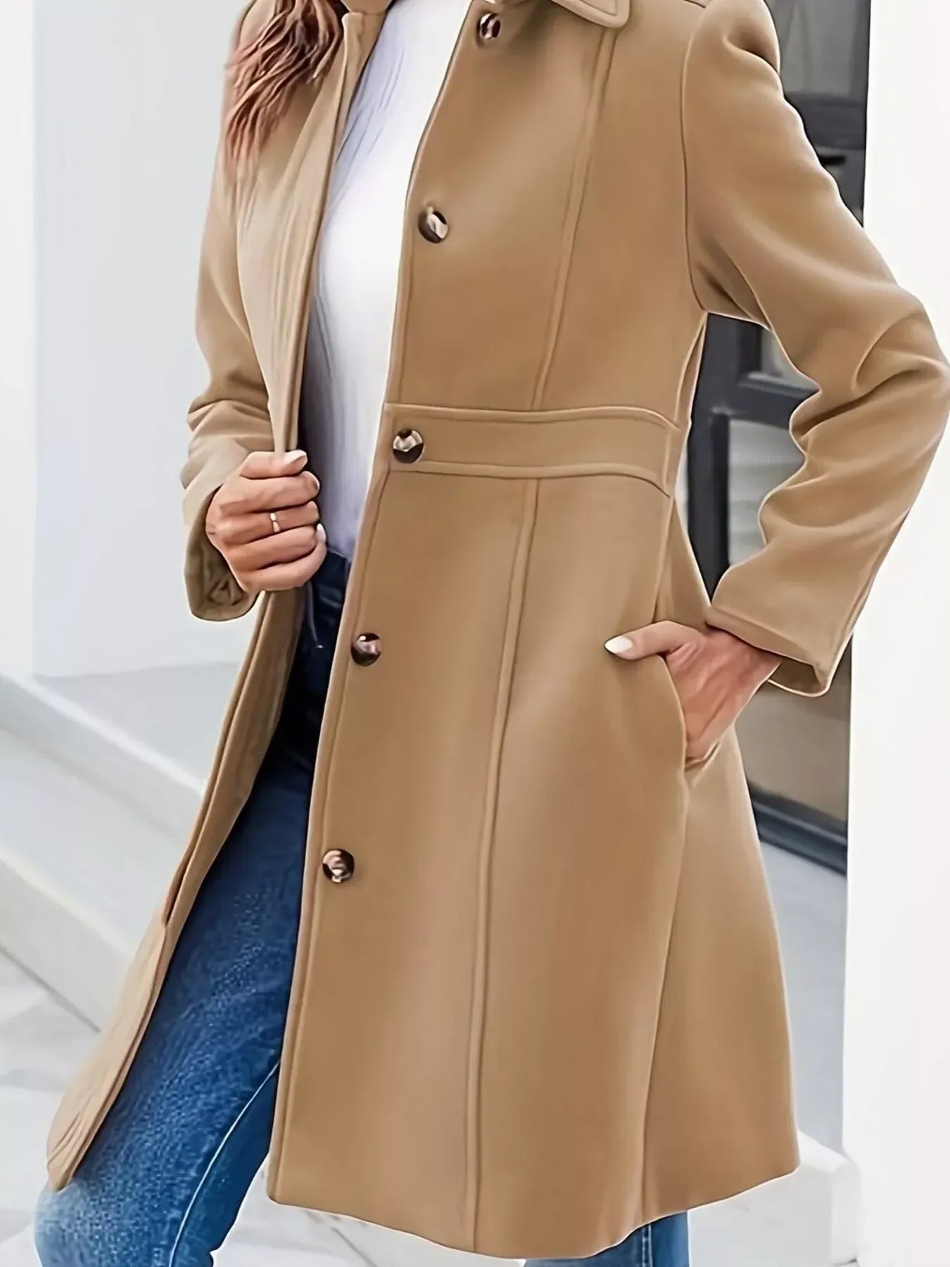 Liora Wool Coat - Naarks