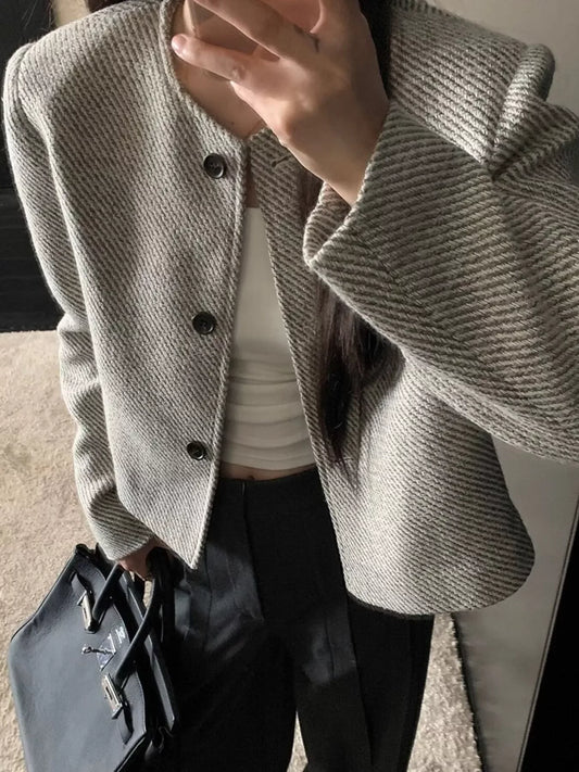 Sitara Tweed Cropped Jacket - Naarks