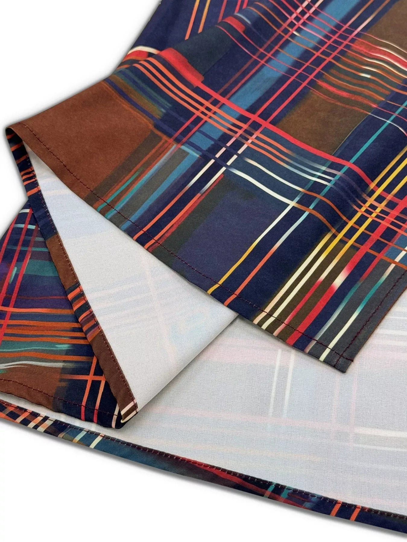 Althea Plaid Maxi Shirt Dress - Naarks