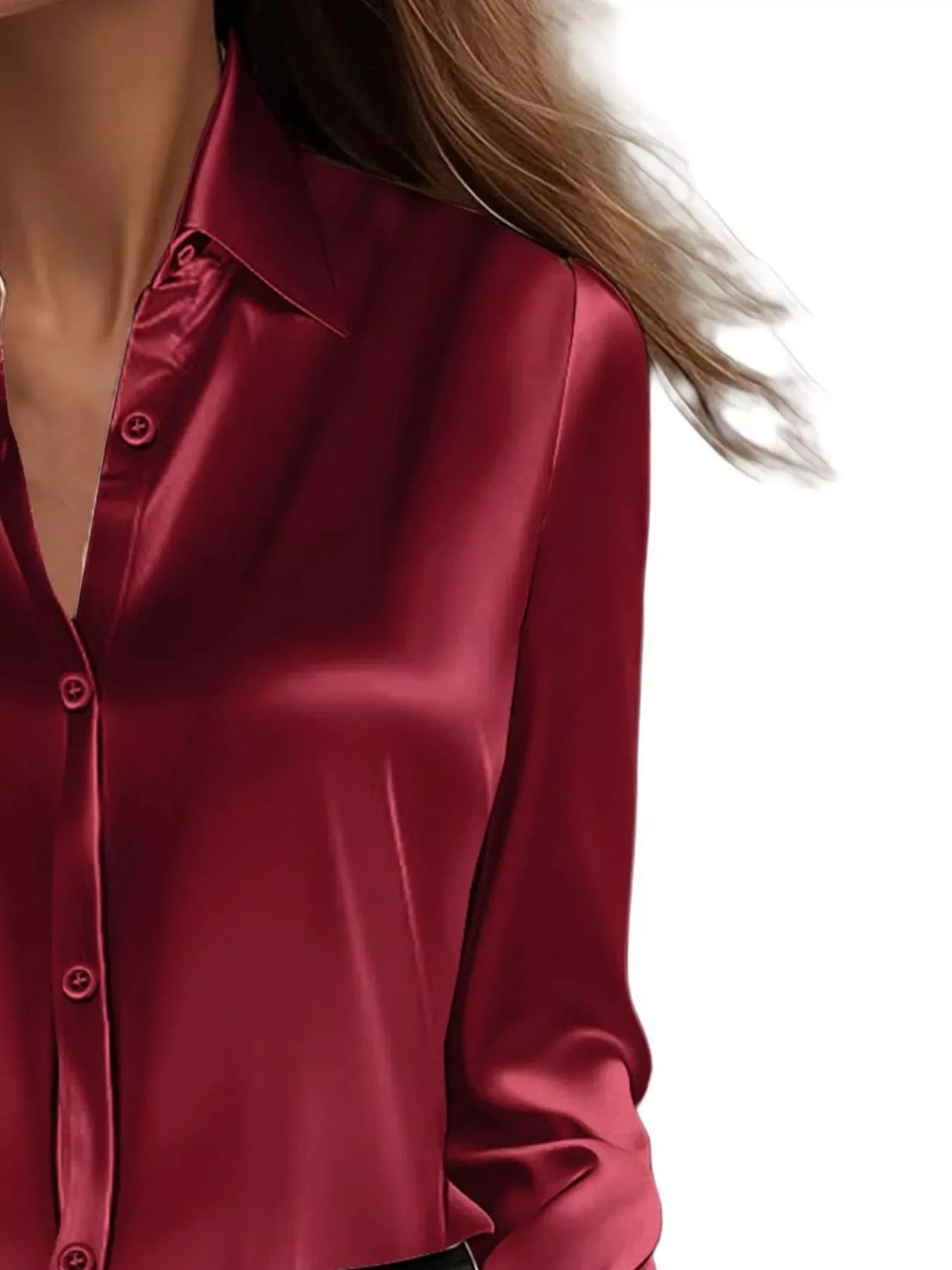 Clarisse Button-Down Collared Shirt - Naarks