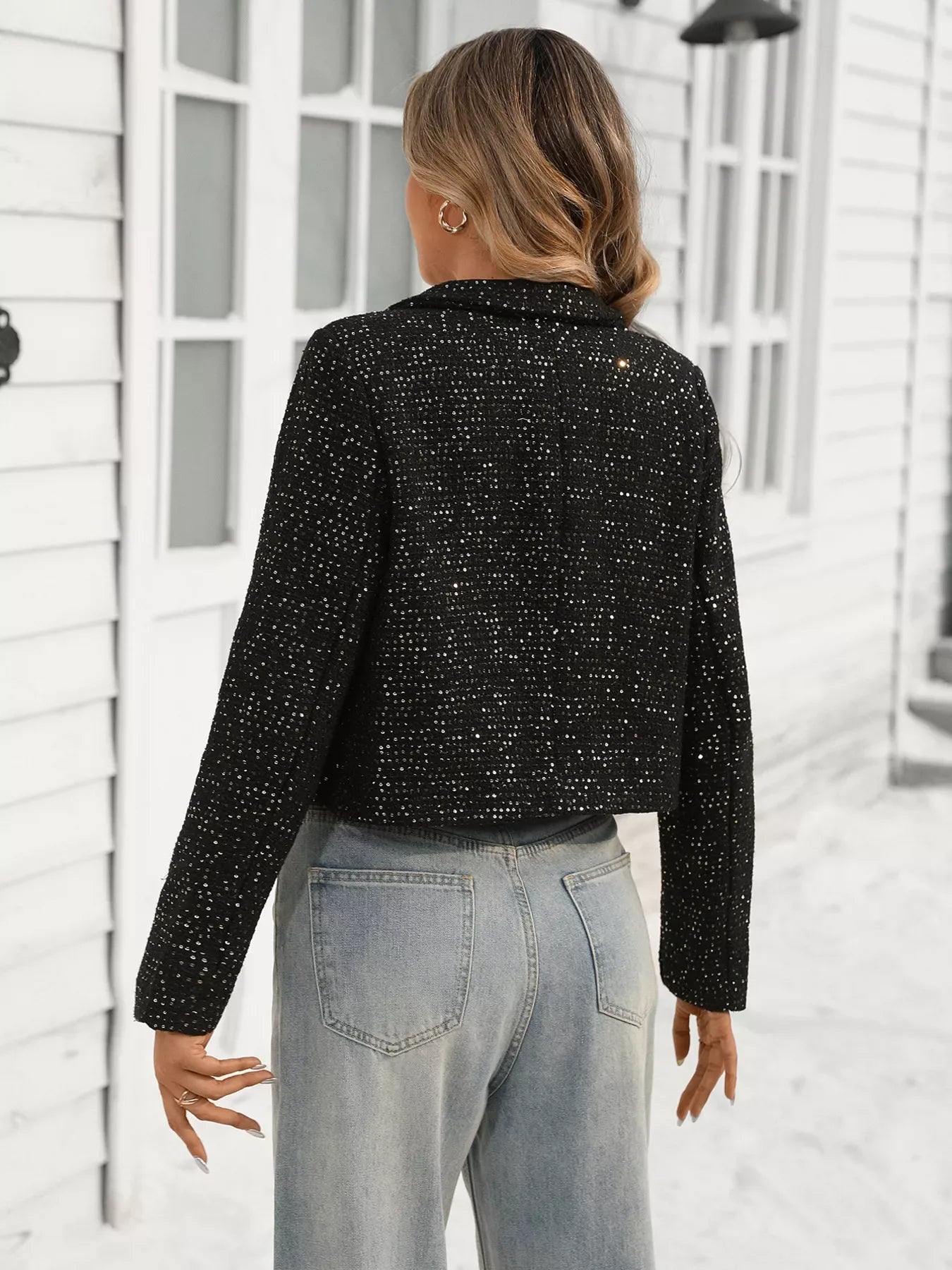 Amara Tweed Cropped Jacket - Naarks