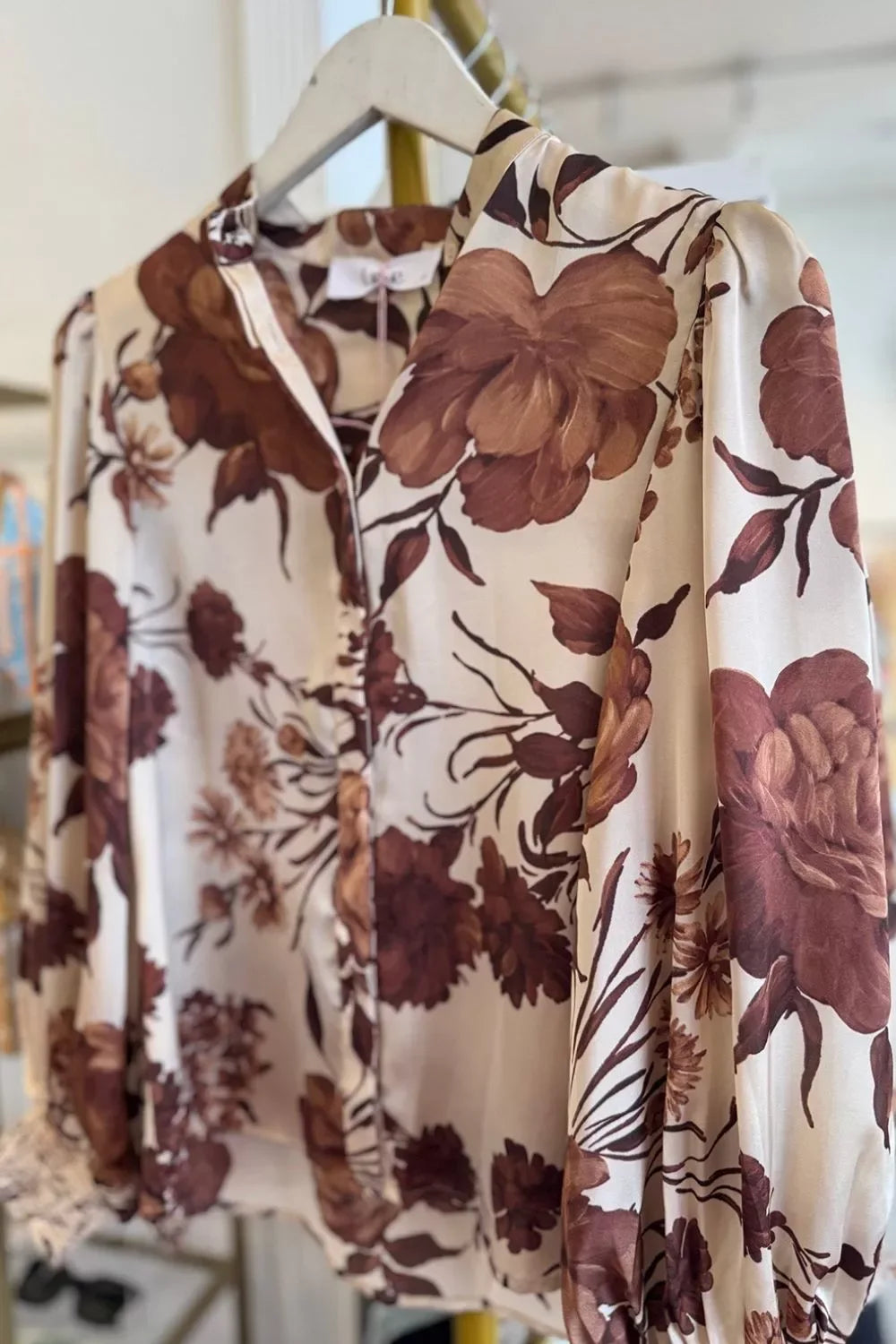 Corinne Floral Print Shirt - Naarks