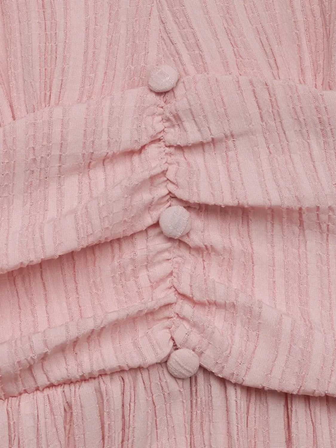 Elinda Puff Sleeve Midi Dress - Naarks