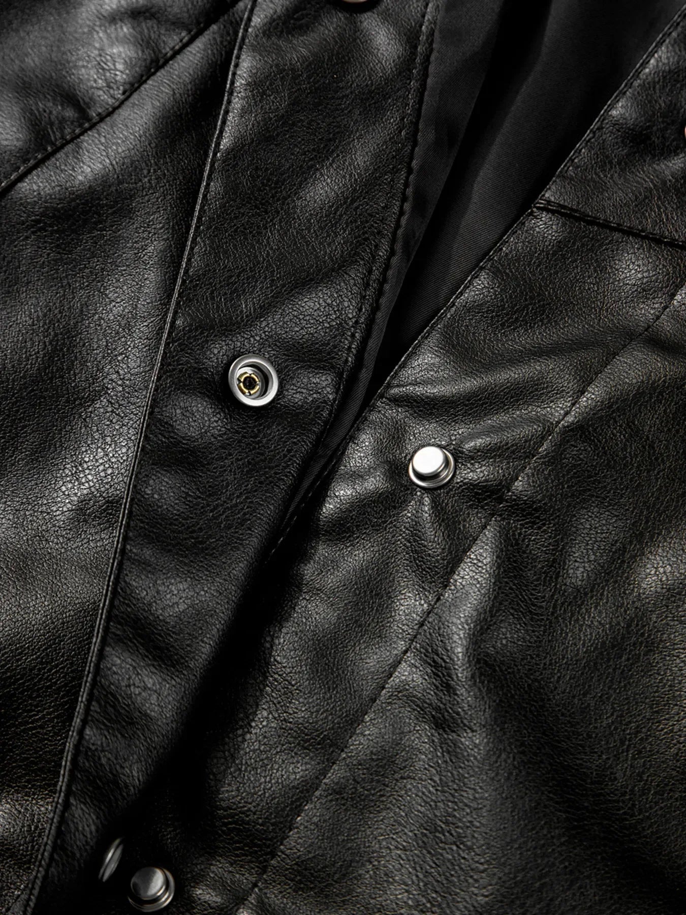 Zara Faux Leather Boxy Jacket - Naarks