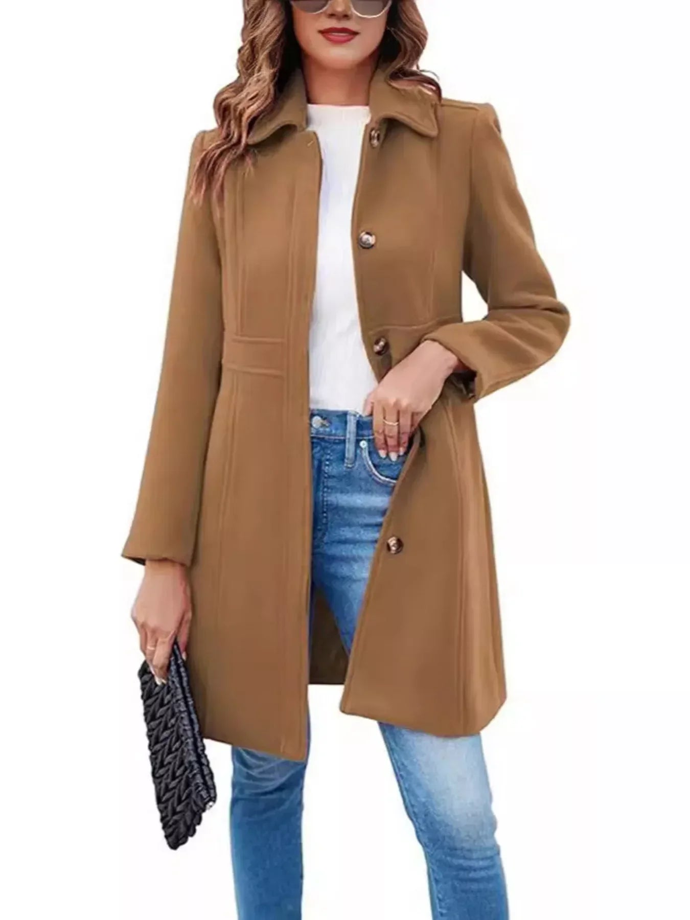 Liora Wool Coat - Naarks