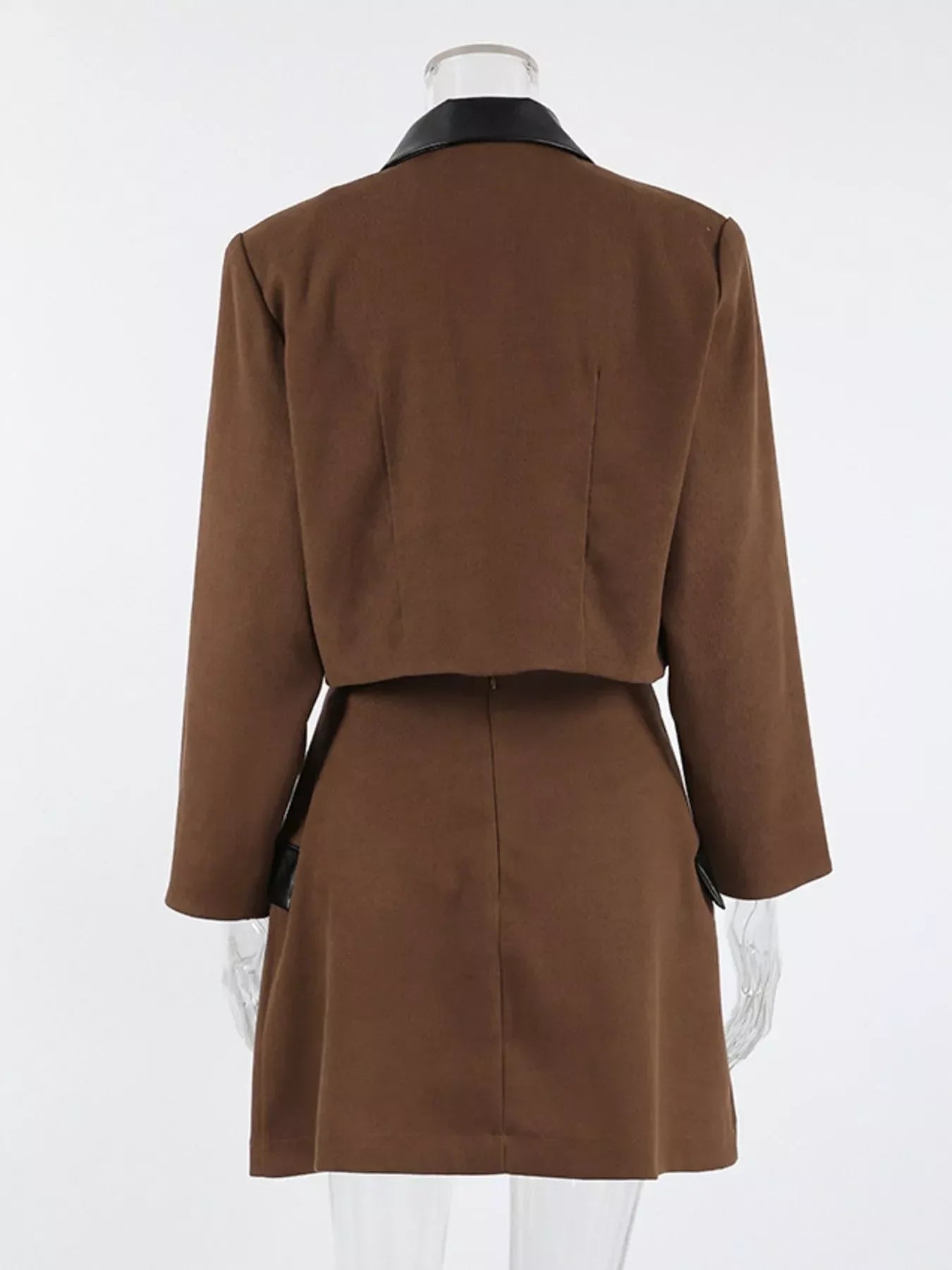 Petrina Double-Breasted Blazer & Skirt Set - Naarks