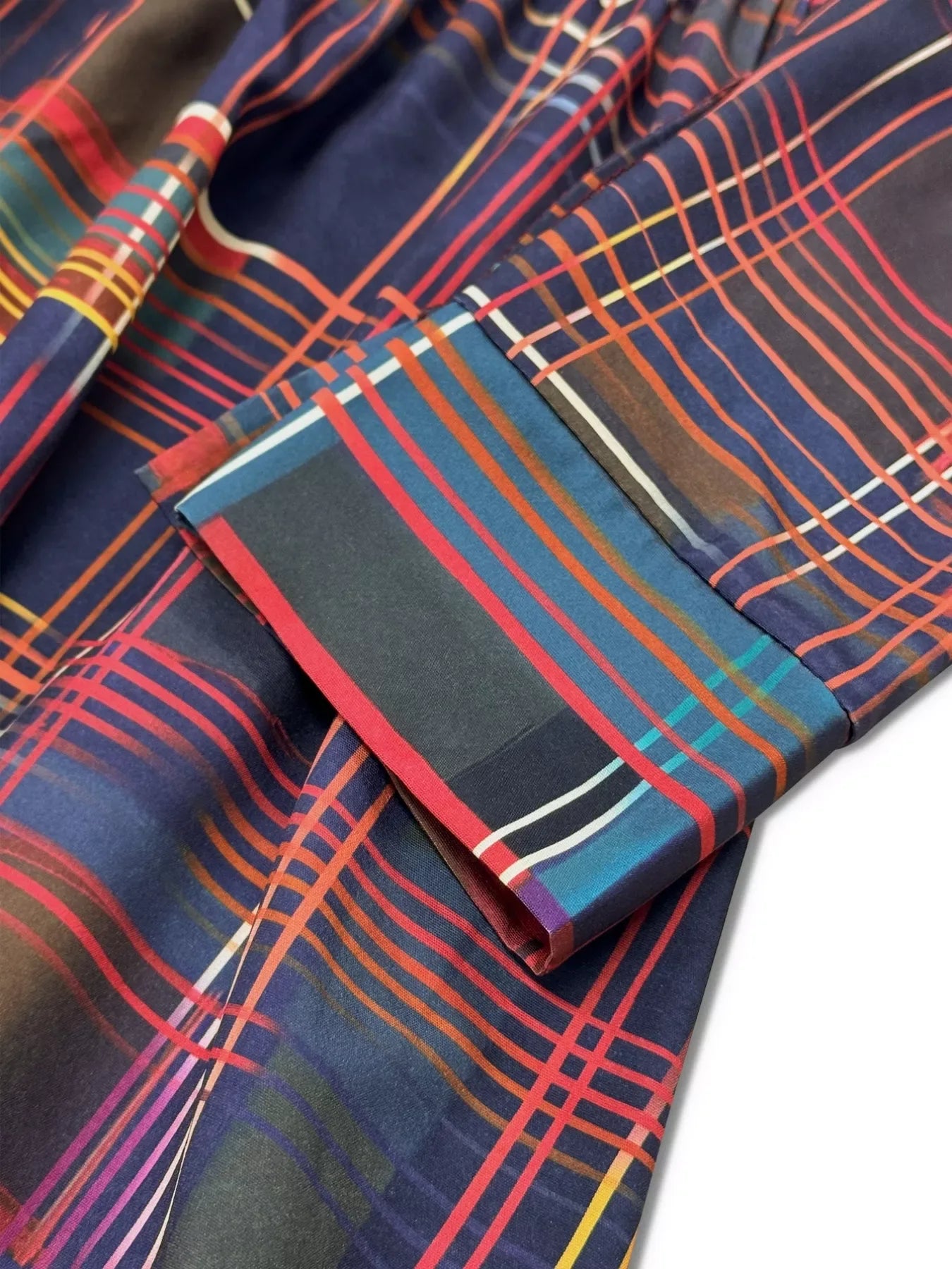 Althea Plaid Maxi Shirt Dress - Naarks