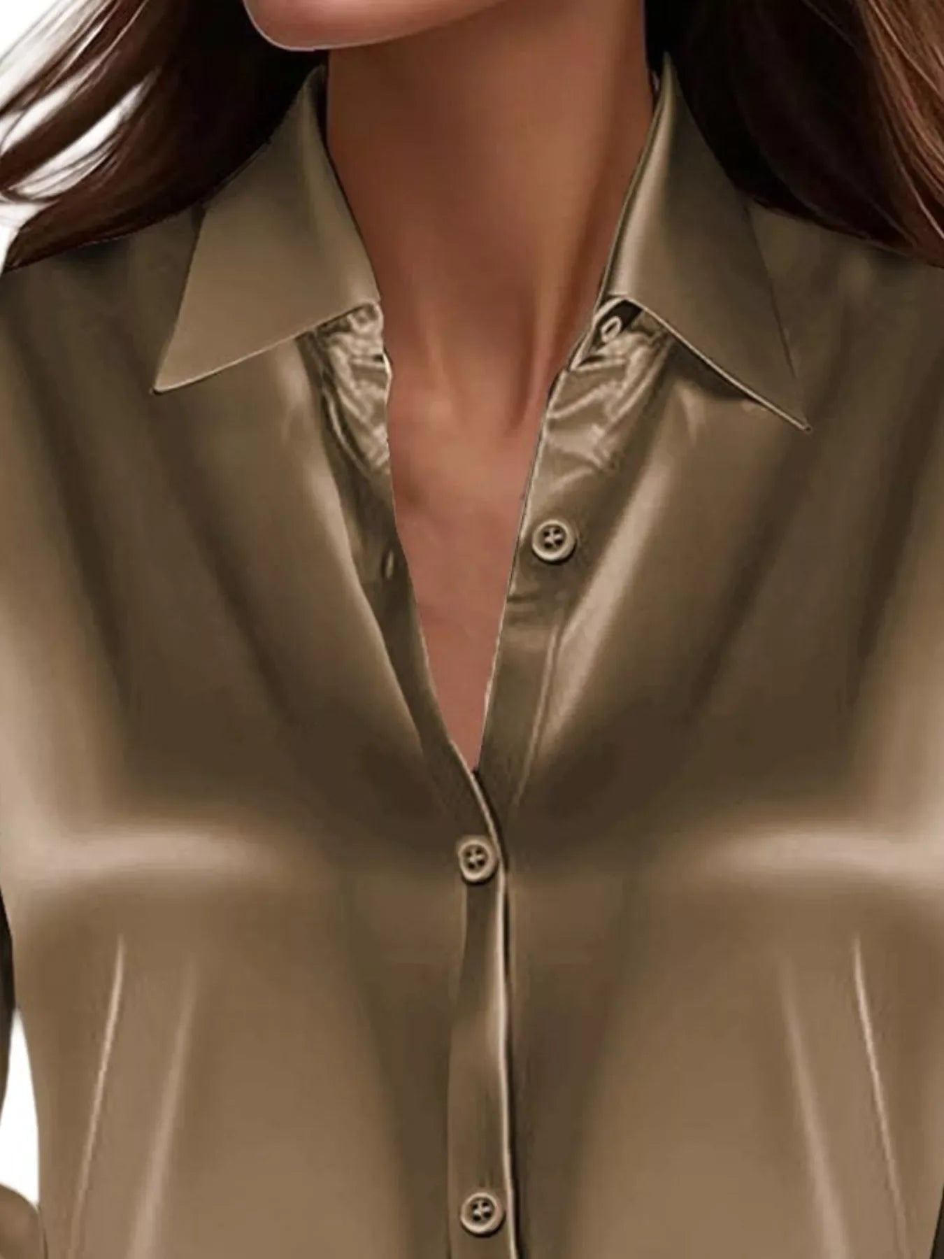 Clarisse Button-Down Collared Shirt - Naarks