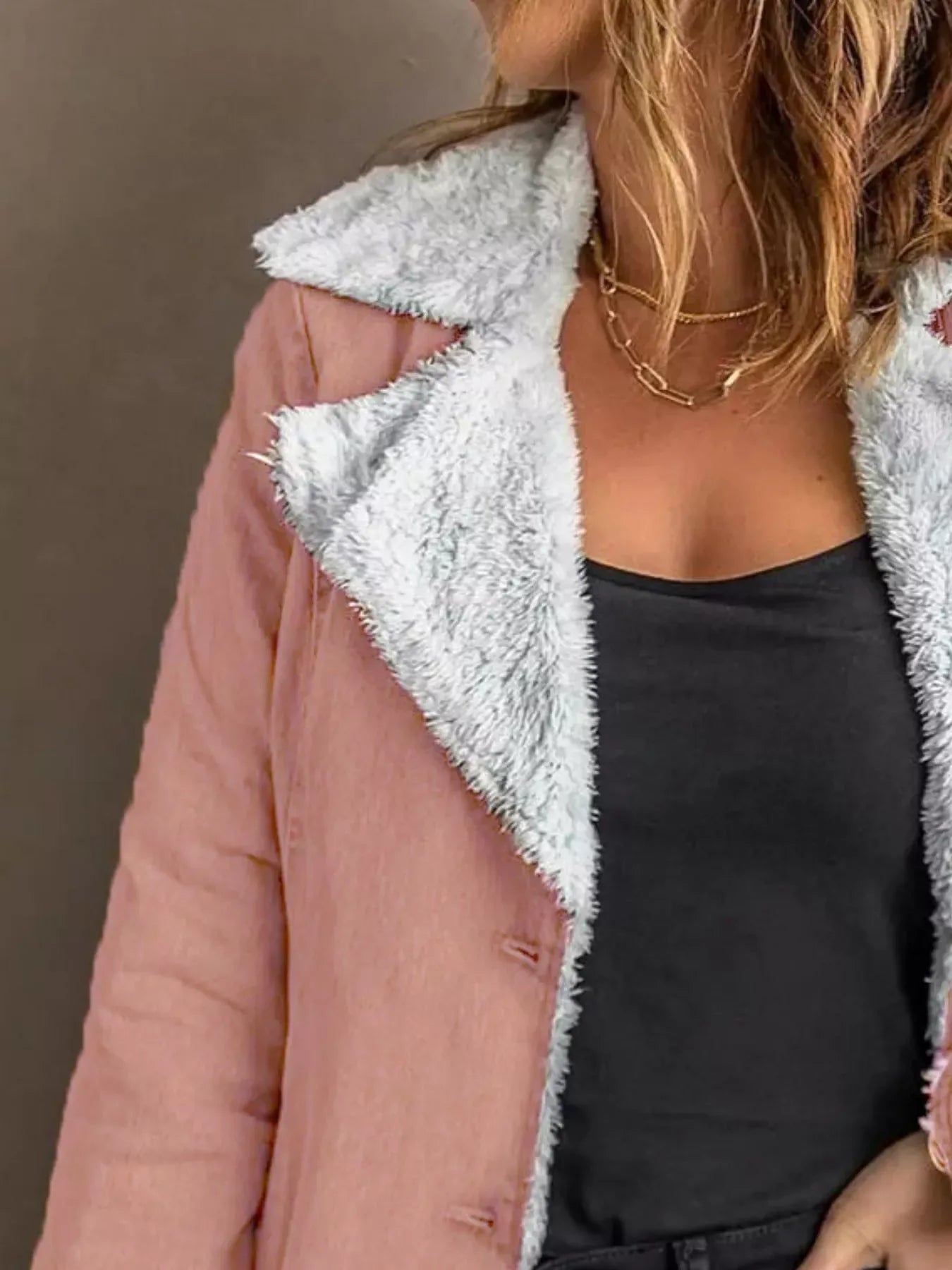 Aspen Sherpa-Lined Button-Up Jacket - Naarks