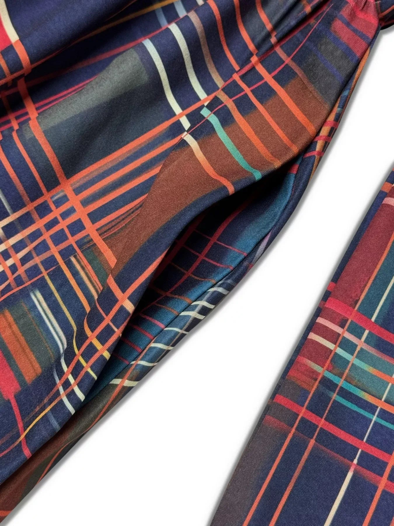 Althea Plaid Maxi Shirt Dress - Naarks