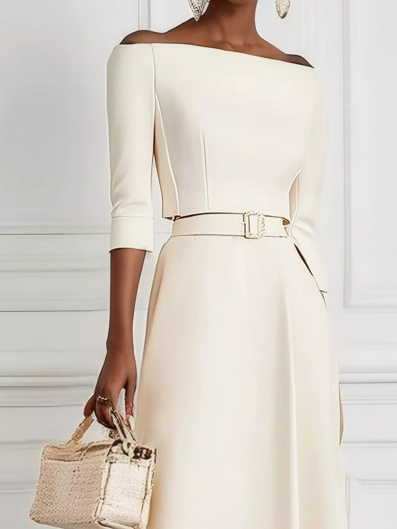 Valencia Off-Shoulder Maxi Dress - Naarks