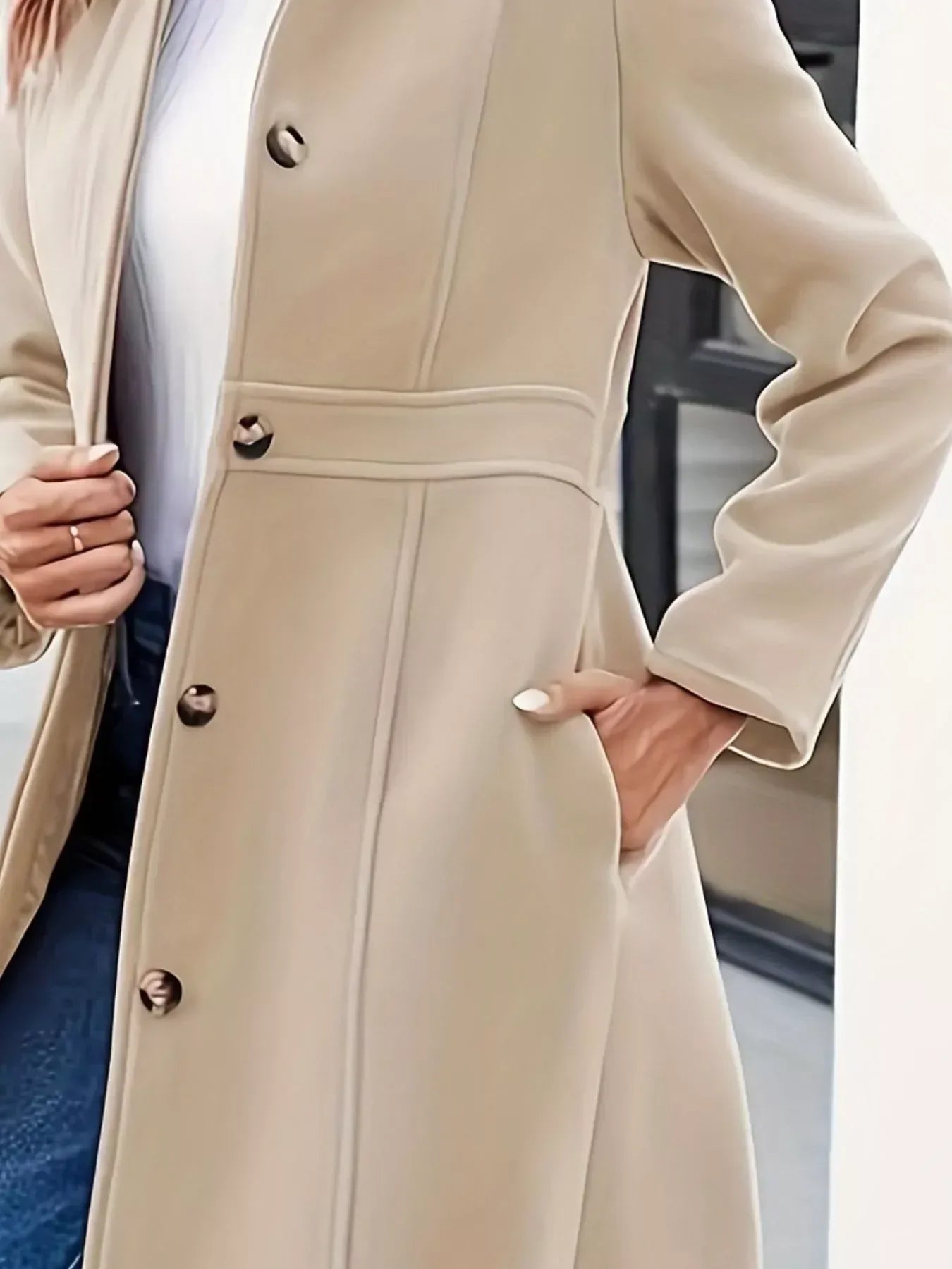 Liora Wool Coat - Naarks