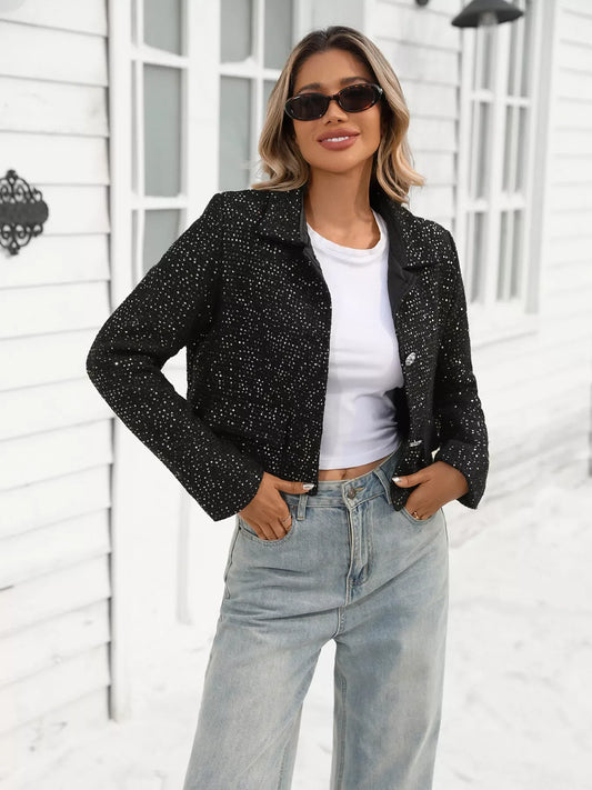 Amara Tweed Cropped Jacket - Naarks