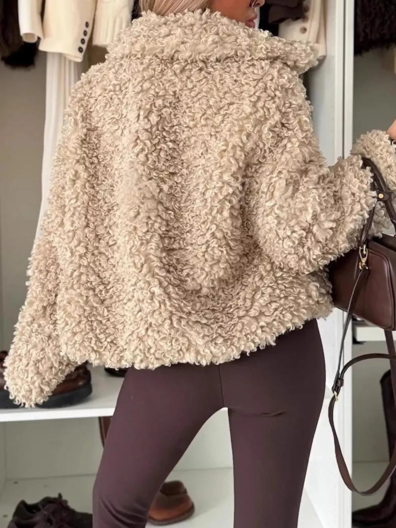 Pawena Sherpa Button-Down Jacket - Naarks